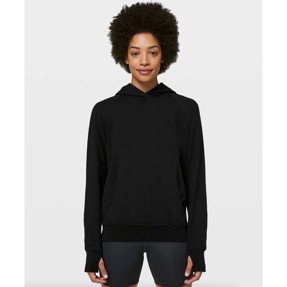 (6) $108 Lululemon Scuba Pullover Black - Picture 1 of 8
